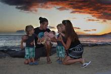 Photo: Family on the Beach in Hawaii