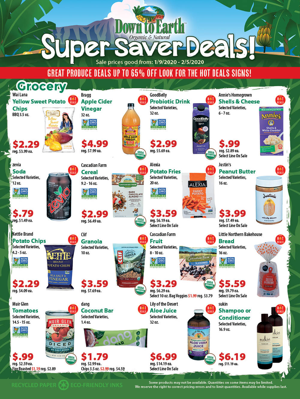 Super Saver Flyer: Page 1