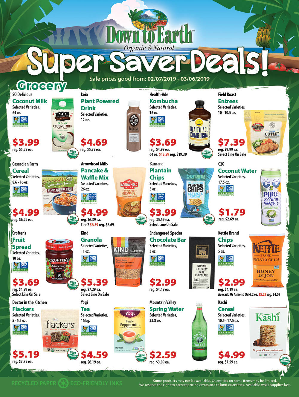 Super Saver Flyer: Page 1