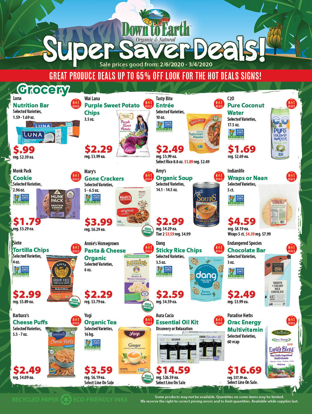 Super Saver Flyer: Page 1