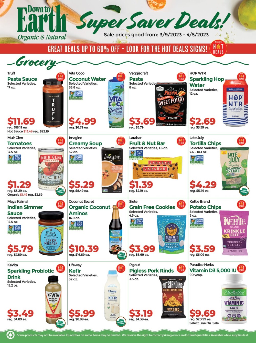 Super Saver Flyer - Page 1