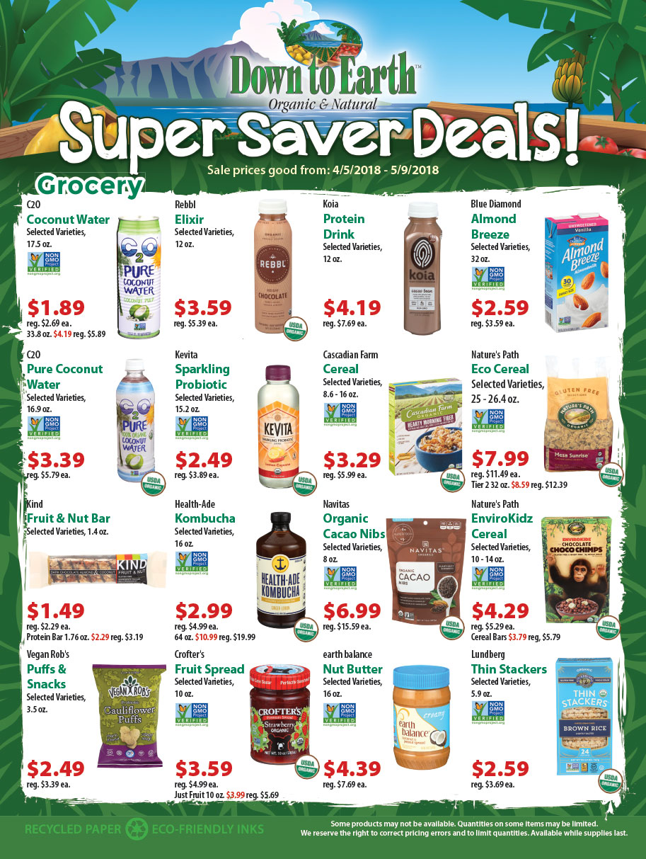 Super Saver Flyer: Page 1