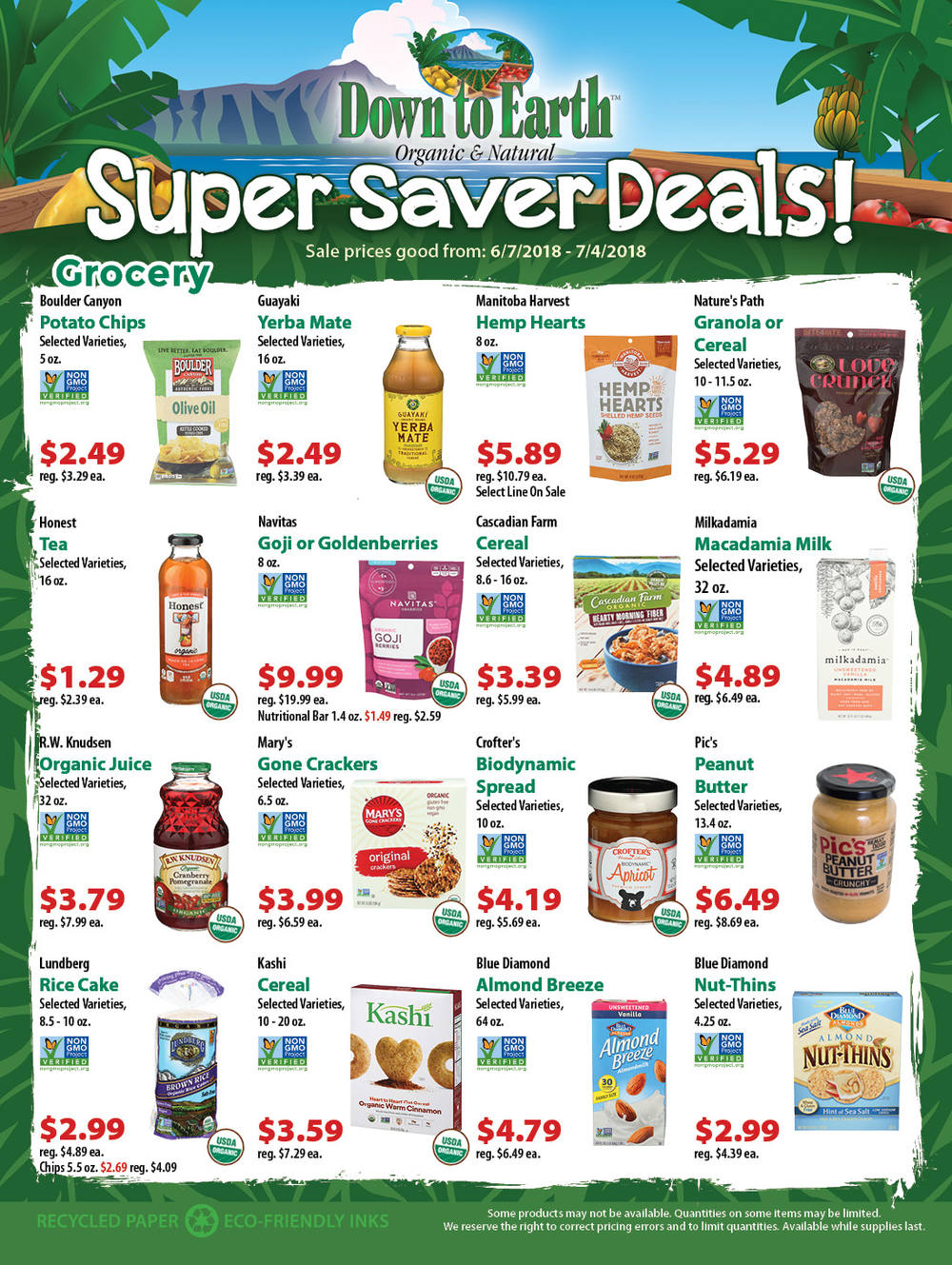 Super Saver Flyer: Page 1