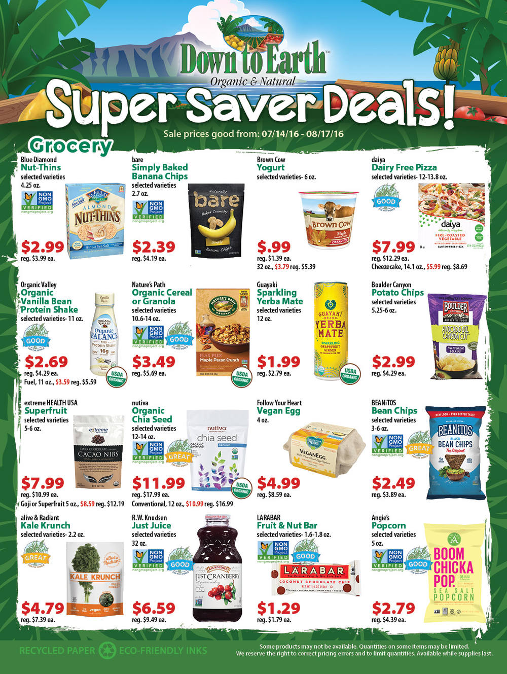 Super Saver Flyer: Page 1