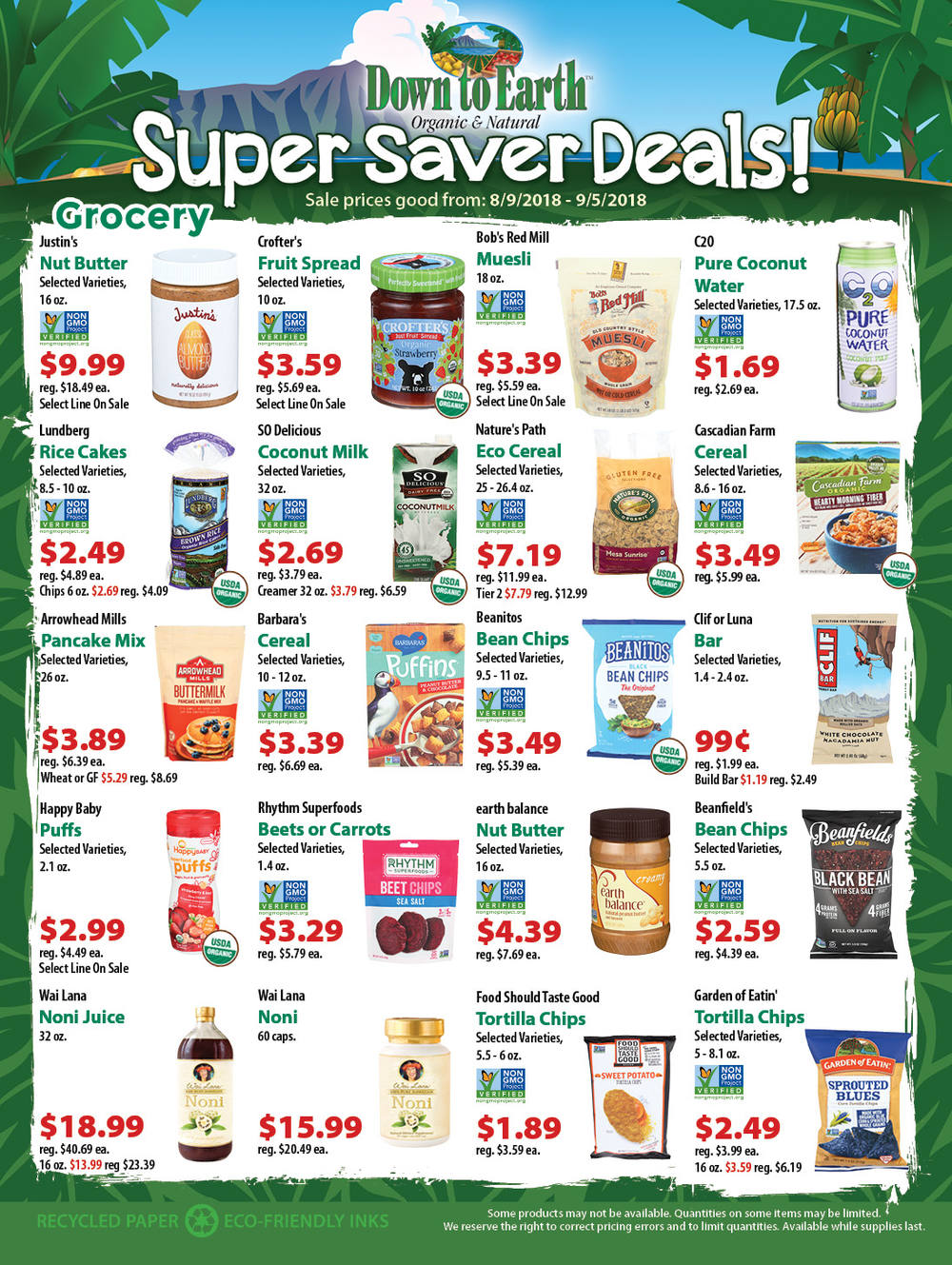 Super Saver Flyer: Page 1