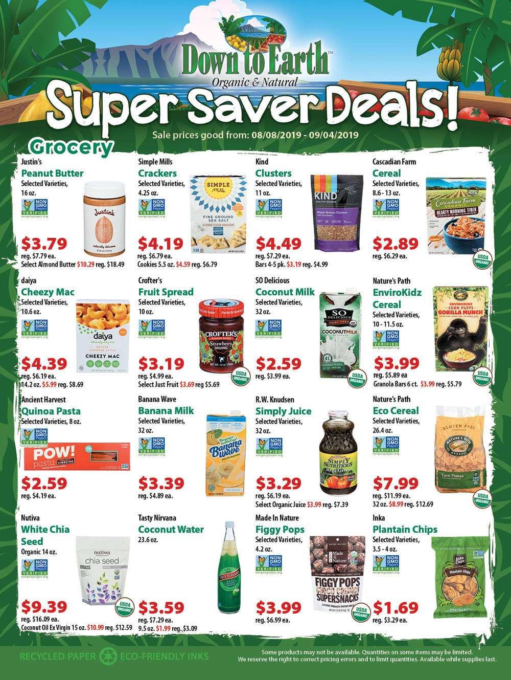 Super Saver Flyer: Page 1