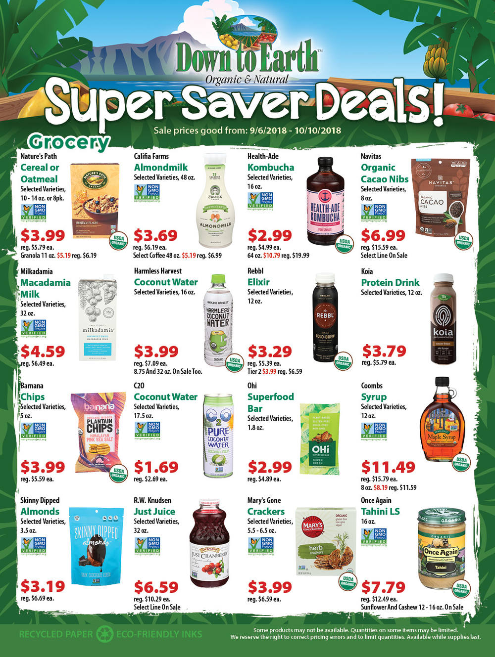 Super Saver Flyer: Page 1