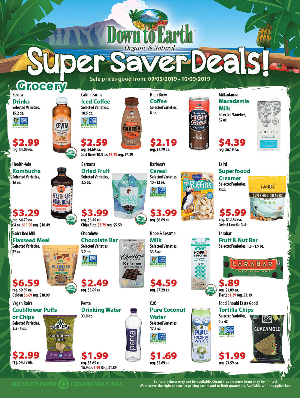 Super Saver Flyer: Page 1