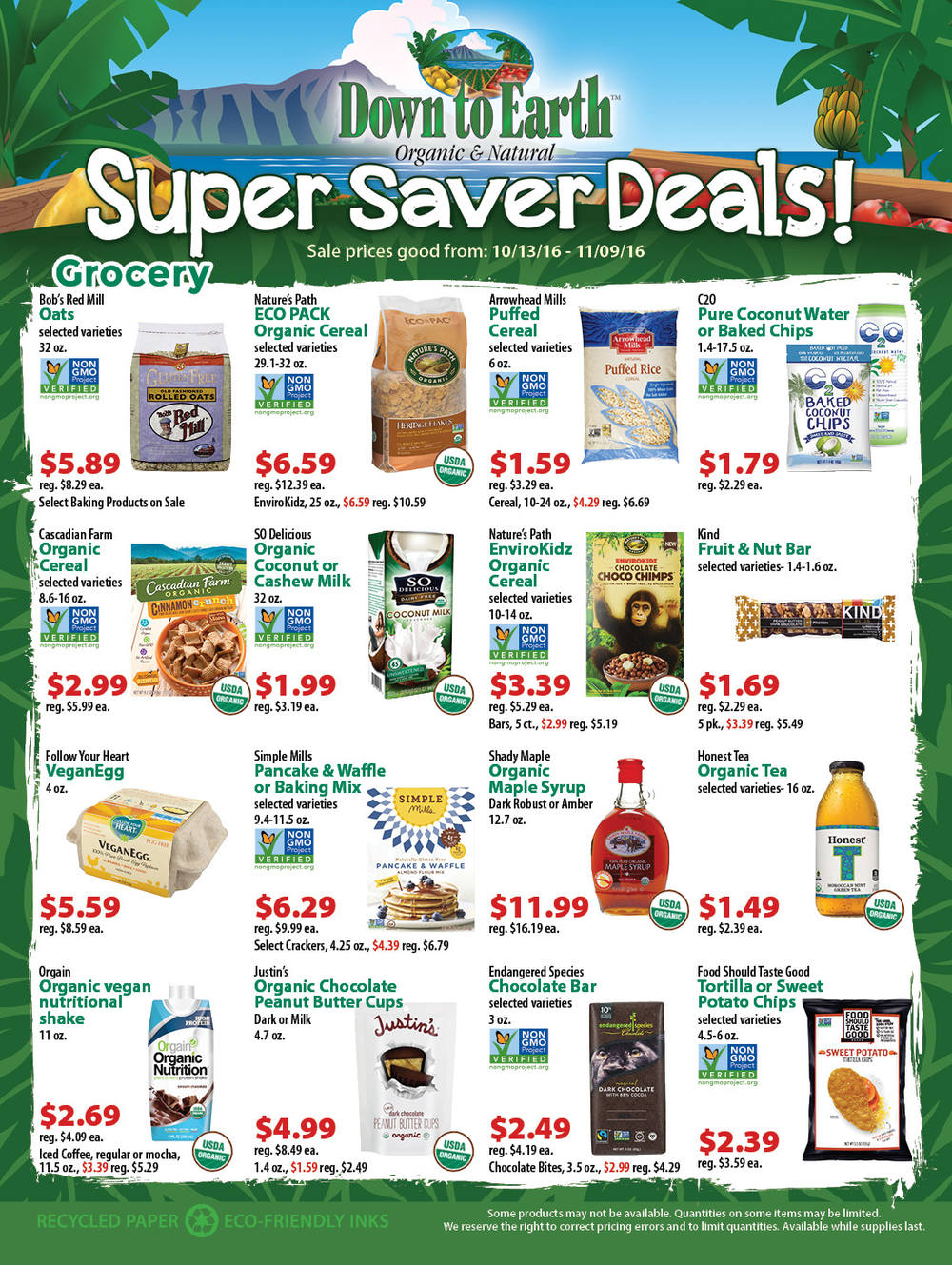 Super Saver Flyer: Page 1