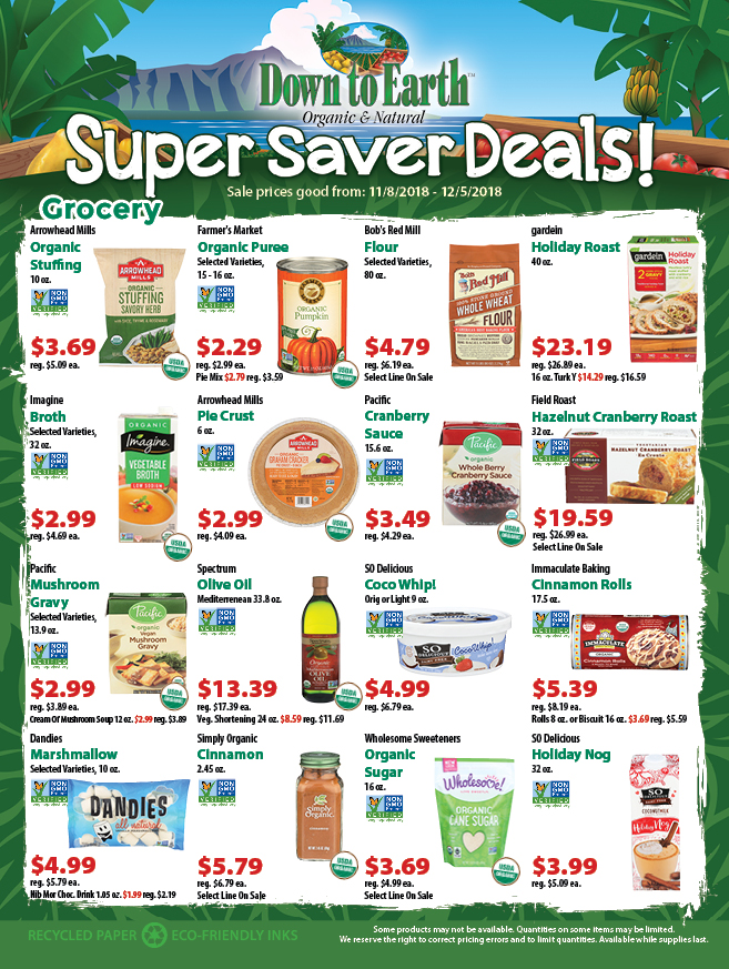 Super Saver Flyer: Page 1