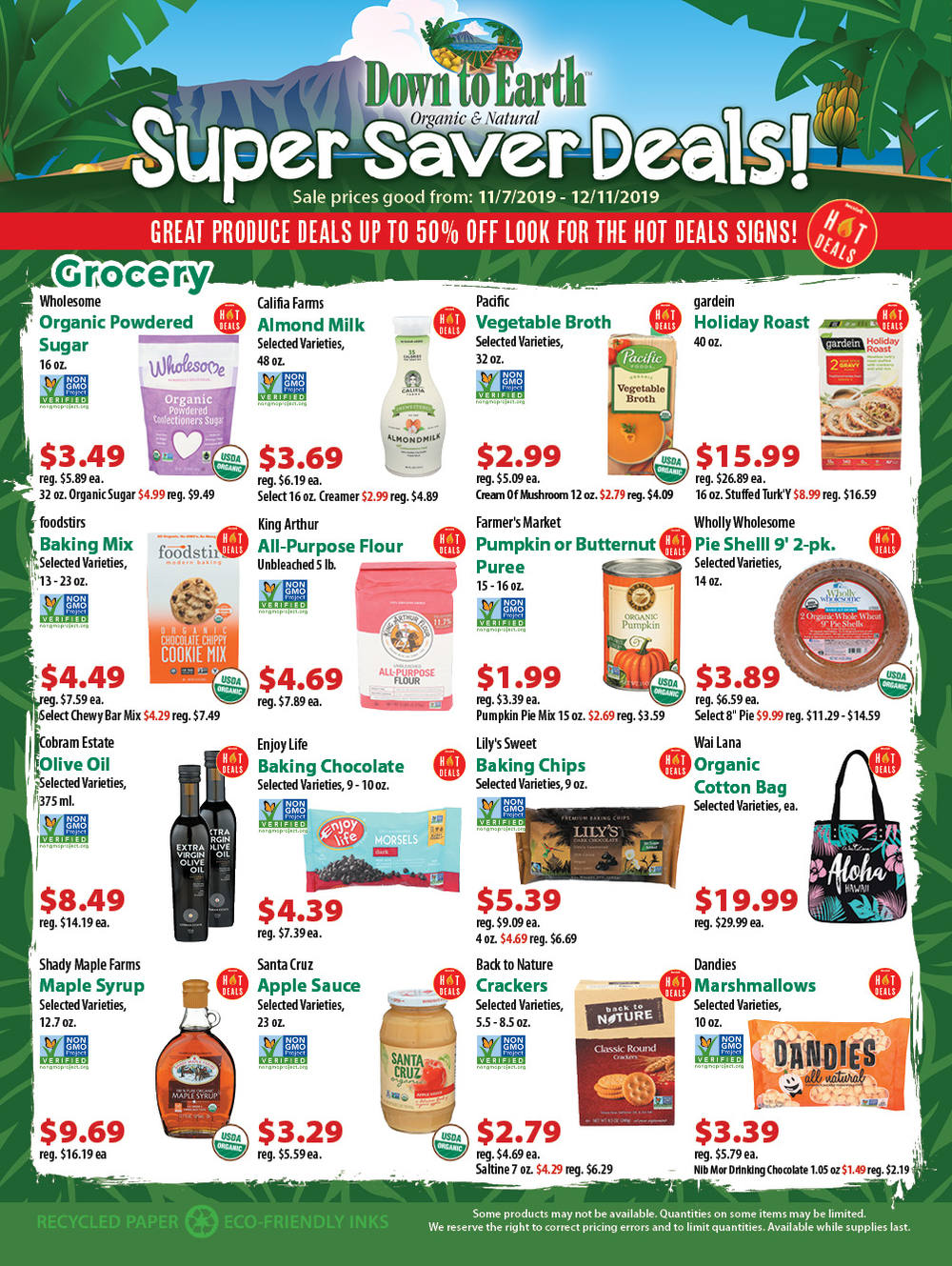 Super Saver Flyer: Page 1