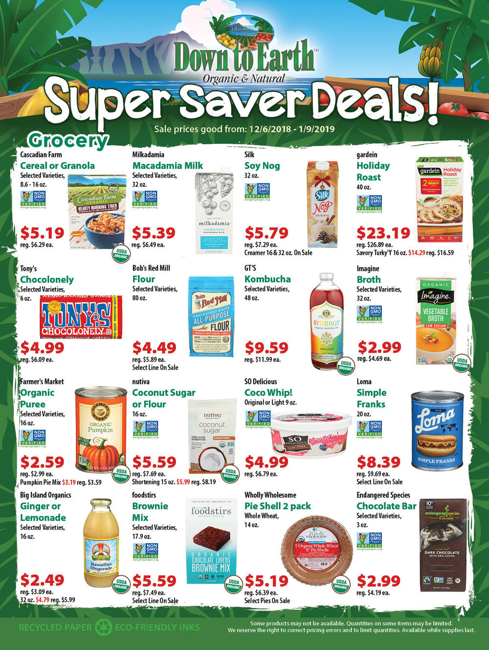 Super Saver Flyer: Page 1