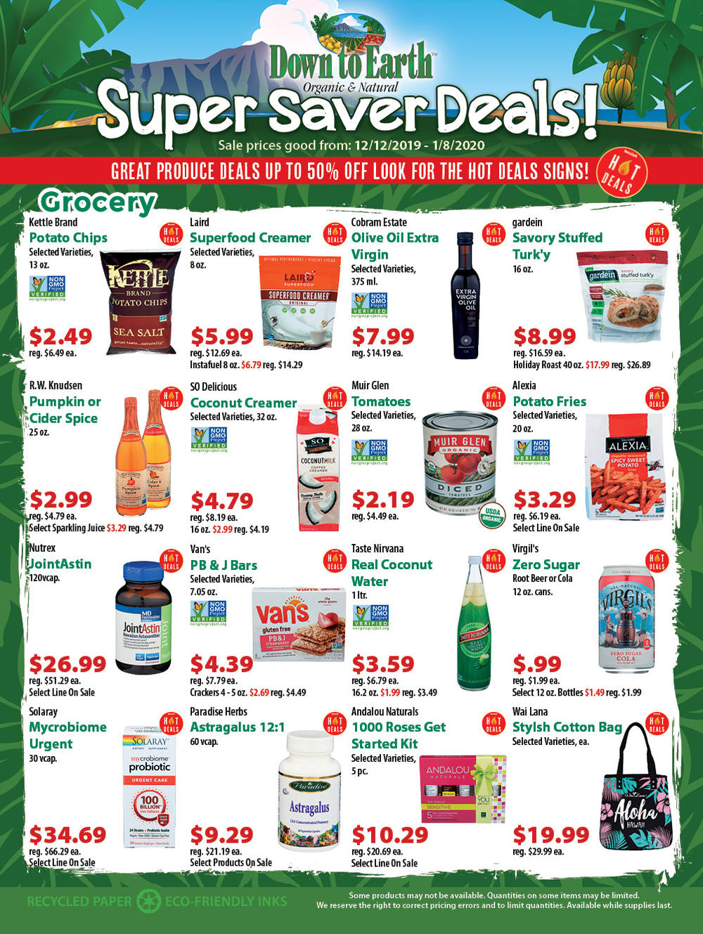 Super Saver Flyer: Page 1