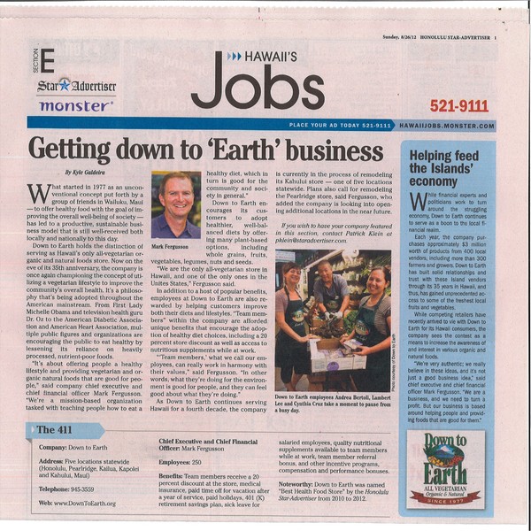 Photo: Star Advertiser Article