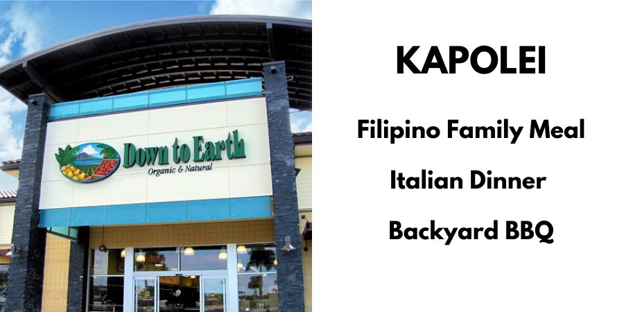 Kapolei: Filipino Family Meal, Italian Dinner, Backyard BBQ