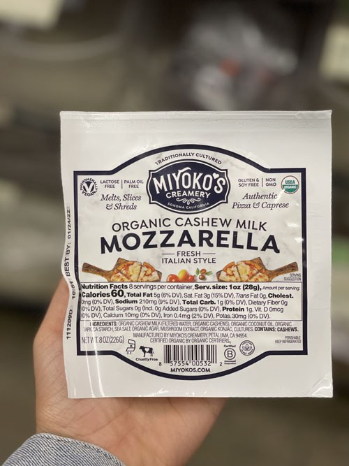Photo: Miyoko's Mozzarella
