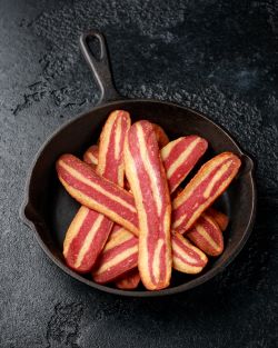 Picture: Pan of Began Bacon Slices