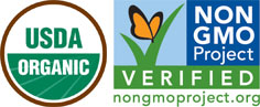 USDA Organic, Non GMO Project Verified