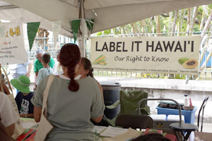 Label It Hawaii Information Booth