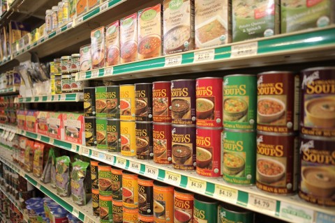 Photo: Soups in the Grocery Aisle