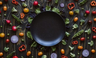 Photo: Fresh Vegetables on a Plate