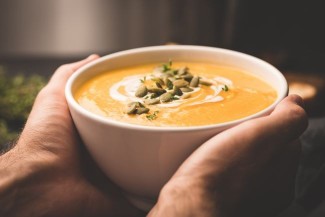 Picture: A bowl of pumpkin soup