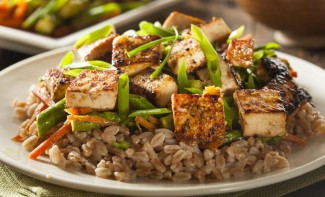 Photo: Tofu, Vegetables and Rice