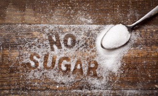 Sugar Crystals with the Words - My Ten Day No Sugar Challenge