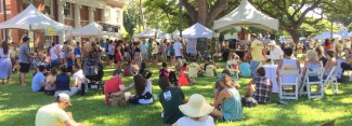 Photo: People Enjoying Music at VegFest Oahu