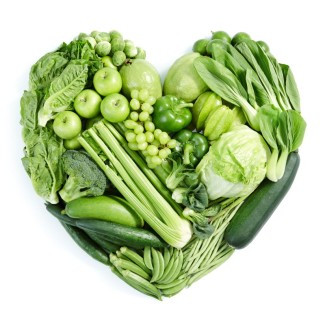 Vegetables in the Shape of a Heart