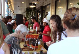 Photo: Vendors at Down to Earth Night Market