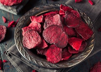 Photo: Cilantro Lime Beet Chips