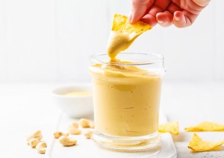 Photo: Cashew Queso with Tortilla Chips