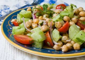 Photo: Chickpea and Herb Salad