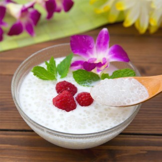 Photo: Thai Coconut Tapioca in a Bowl