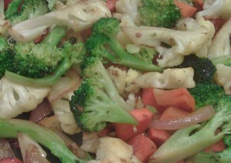 Photo: Garlic Vegetable Sauté