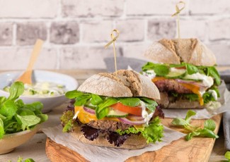 Photo: Cheddar Veggie Burgers