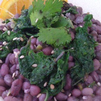 Photo: Kale and Adzuki Bean Salad