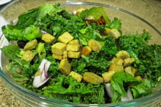 Photo: Kale and Lentil Coin Salad