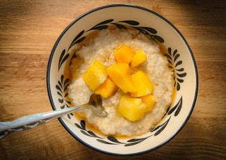 Photo: Bowl of Mango Coconut Oatmeal