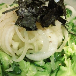 Photo: Onion and Cucumber Salad