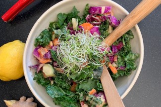 Photo: Rainbow Kale Salad