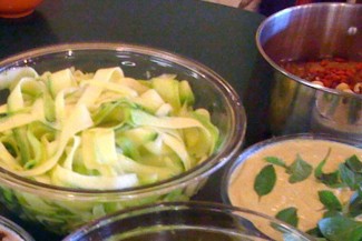 Photo: Raw Fettuccine Alfredo