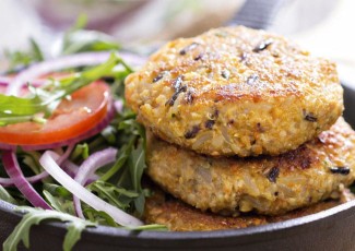 Photo: Raw Quinoa Burgers