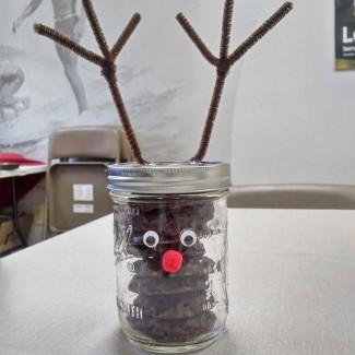 Photo: Reindeer Mason Jar