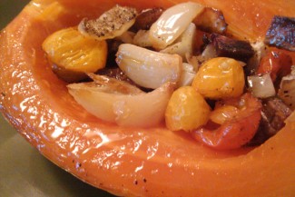 Photo: Roasted Papaya and Veggies