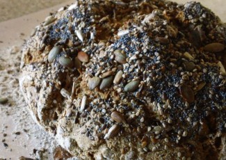 Photo: Rustic Multigrain Soda Bread