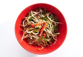 Photo: Soba with Miso-Tahini Sauce