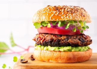 Photo: Spicy Black Bean Burger