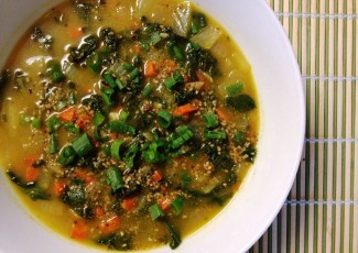 Photo: Spinach and Kale Soup